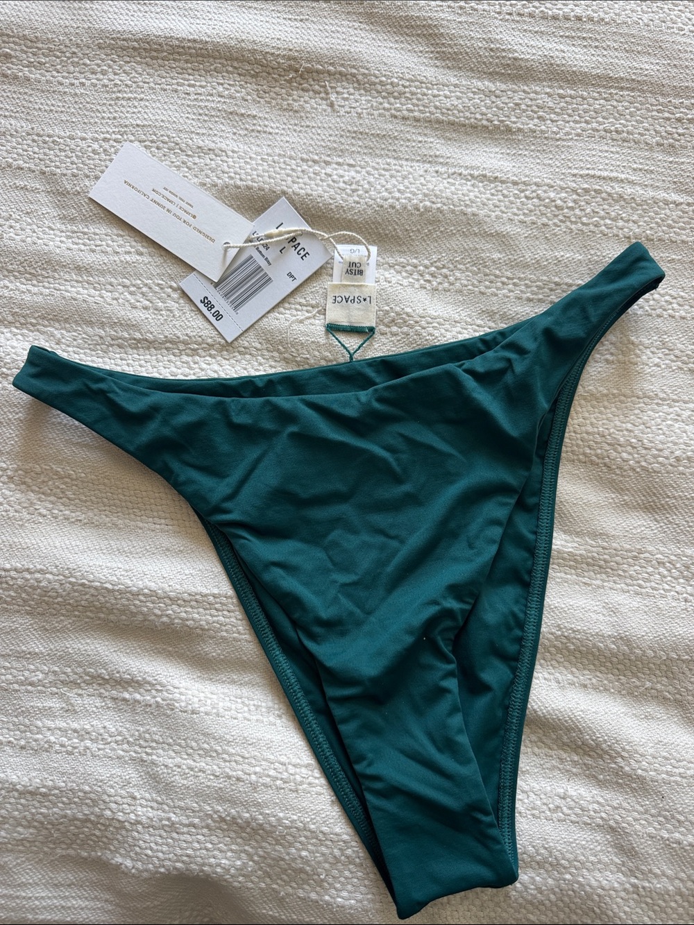 l*space Teal Green Bikini Bottom